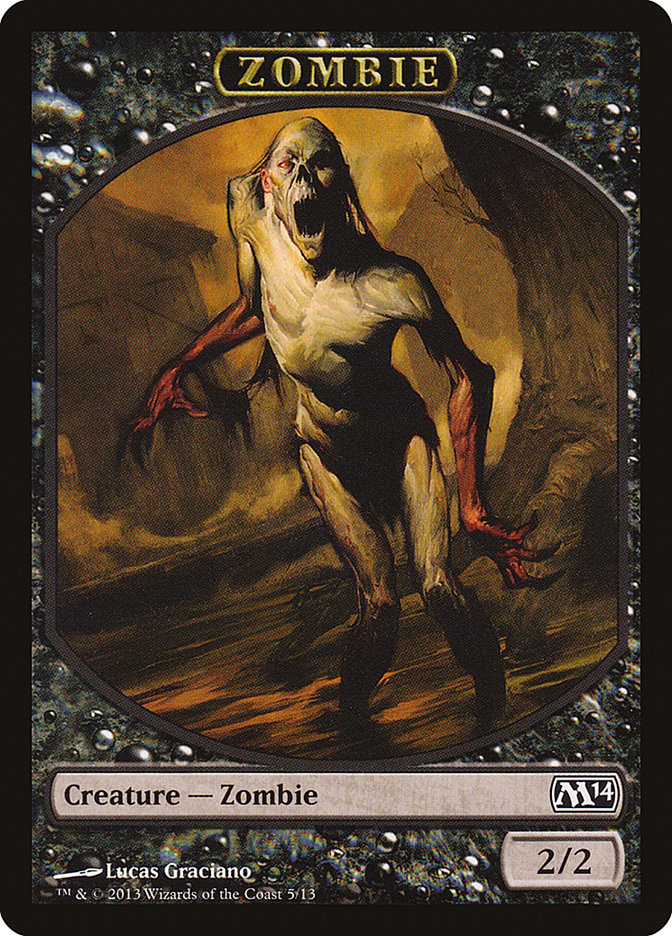 Zombie [Magic 2014 Tokens] | Game Haven TX