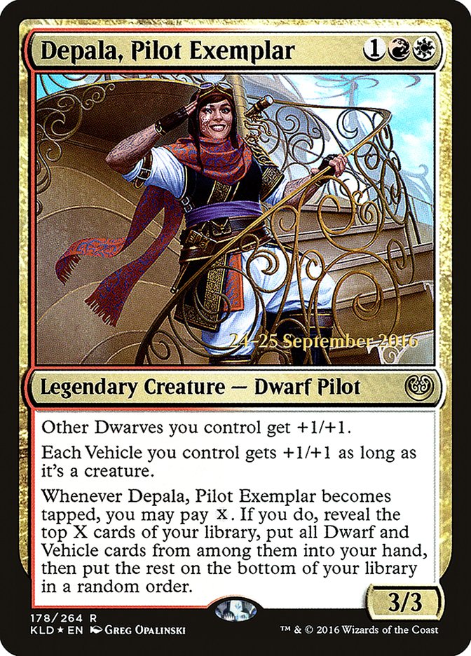 Depala, Pilot Exemplar [Kaladesh Promos] | Game Haven TX