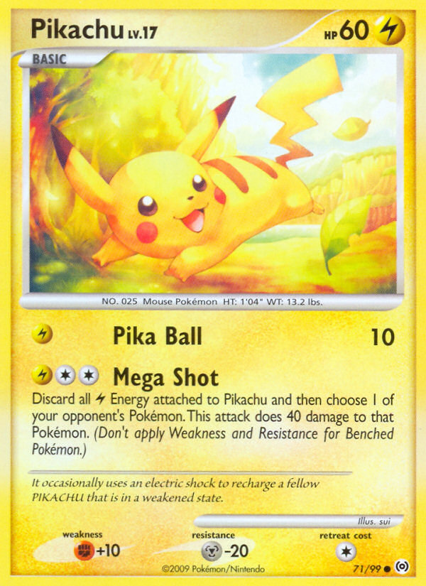 Pikachu (71/99) [Platinum: Arceus] | Game Haven TX