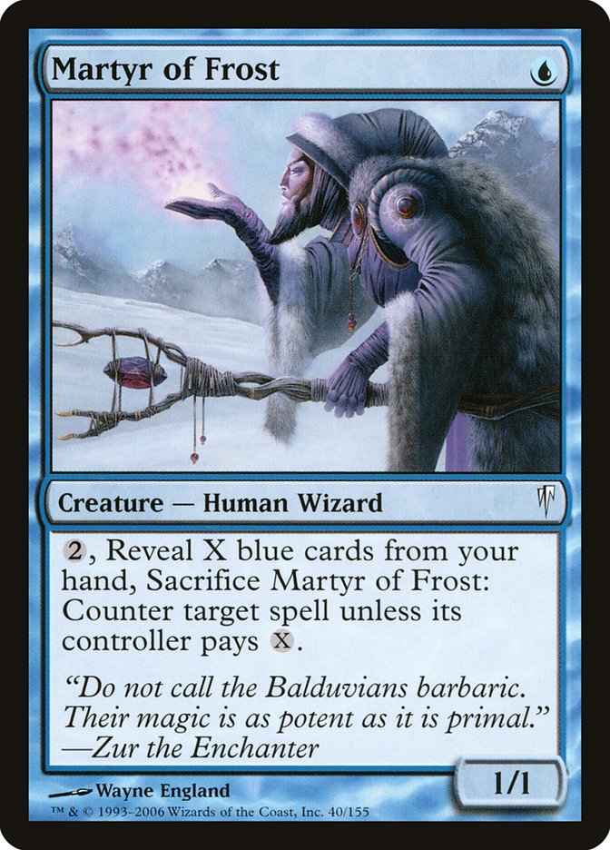Martyr of Frost [Coldsnap] | Game Haven TX