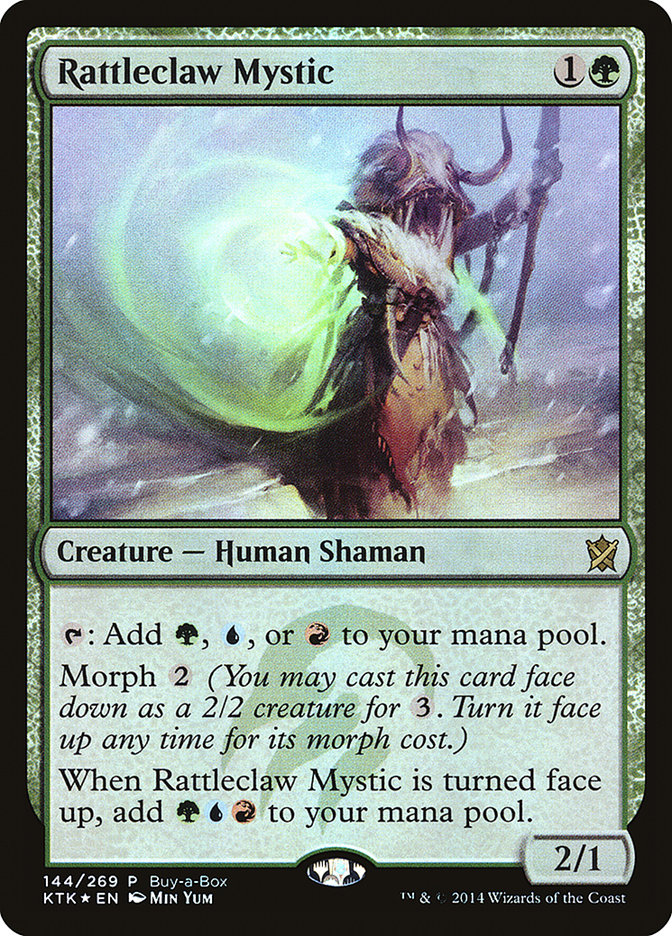Rattleclaw Mystic [Khans of Tarkir Promos] | Game Haven TX