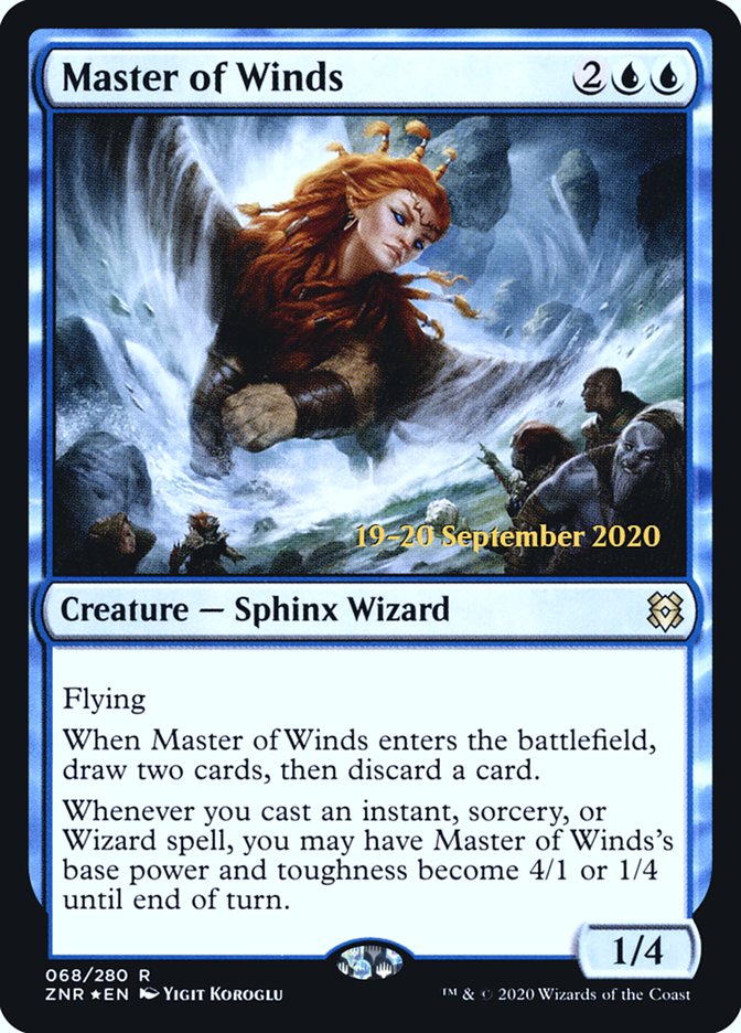 Master of Winds [Zendikar Rising Promos] | Game Haven TX
