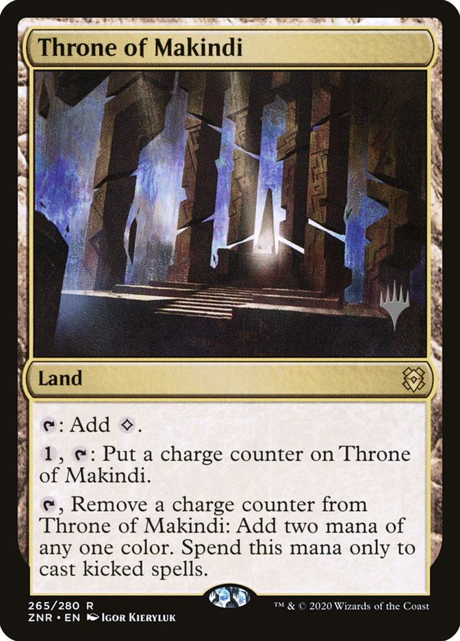 Throne of Makindi (Promo Pack) [Zendikar Rising Promos] | Game Haven TX