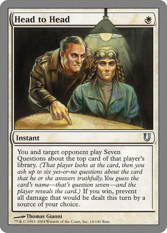 Head to Head [Unhinged] | Game Haven TX
