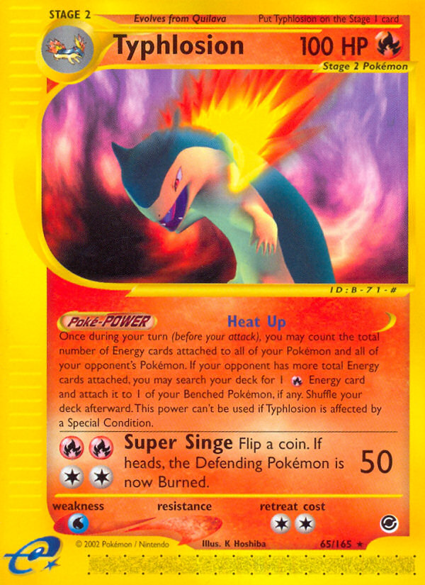 Typhlosion (65/165) [Expedition: Base Set] | Game Haven TX