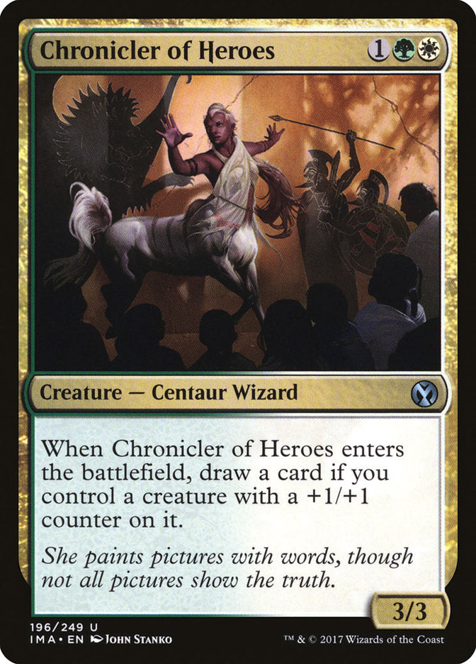 Chronicler of Heroes [Iconic Masters] | Game Haven TX