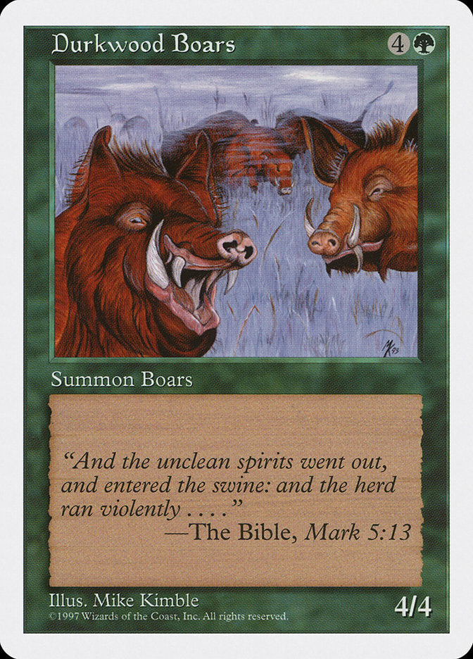 Durkwood Boars [Fifth Edition] | Game Haven TX