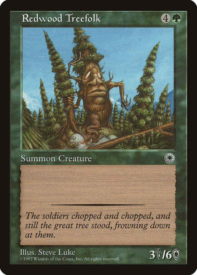 Redwood Treefolk [Portal] | Game Haven TX