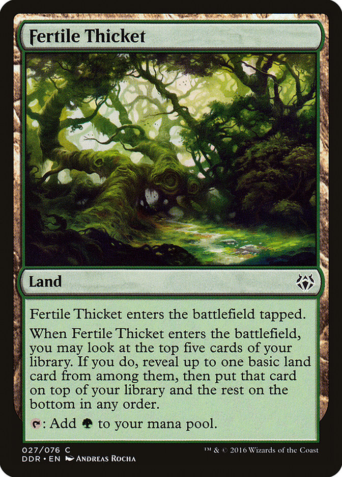 Fertile Thicket [Duel Decks: Nissa vs. Ob Nixilis] | Game Haven TX
