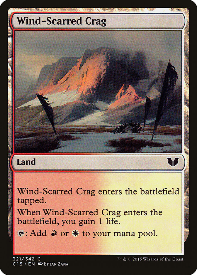Wind-Scarred Crag [Commander 2015] | Game Haven TX