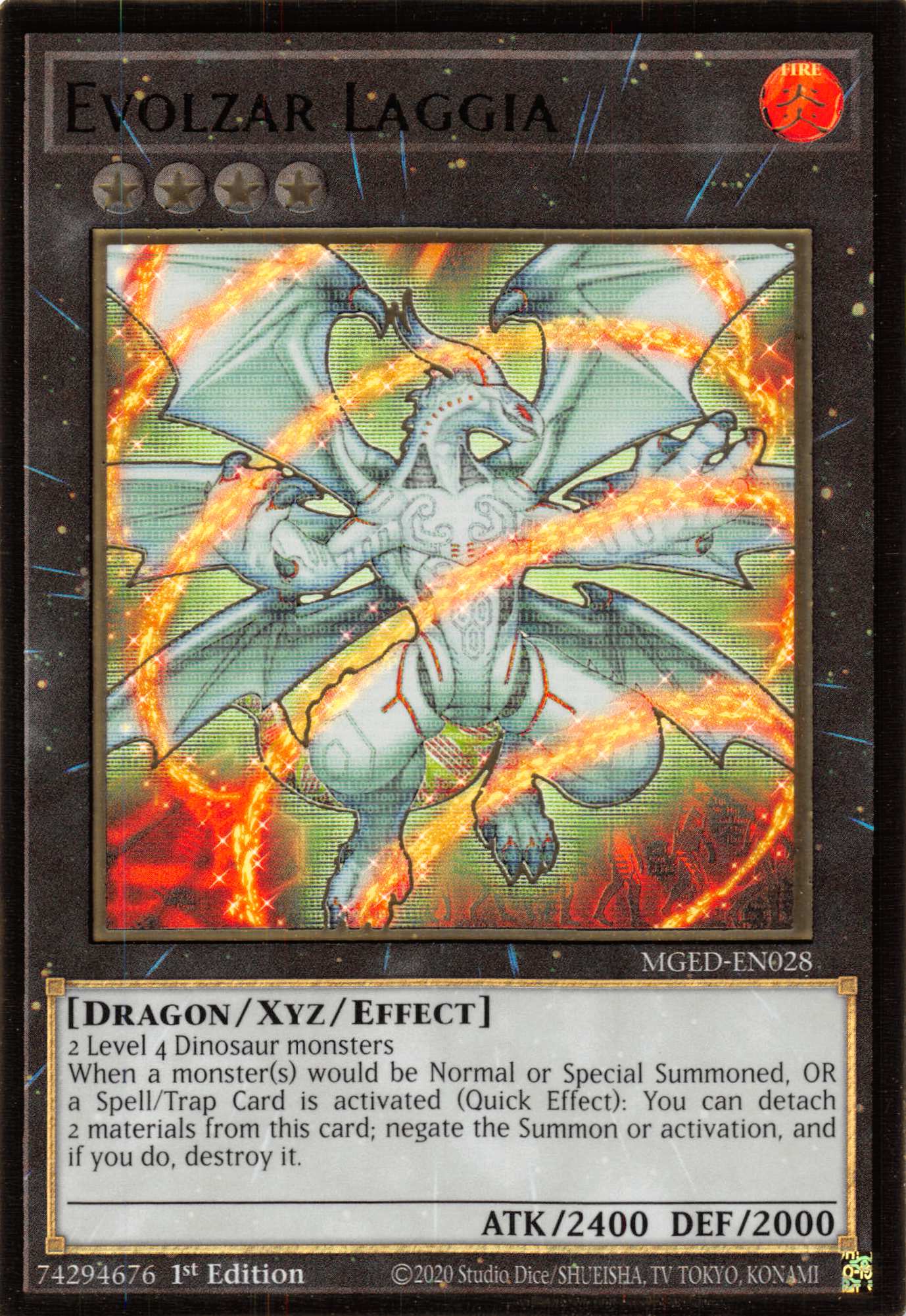 Evolzar Laggia [MGED-EN028] Gold Rare | Game Haven TX