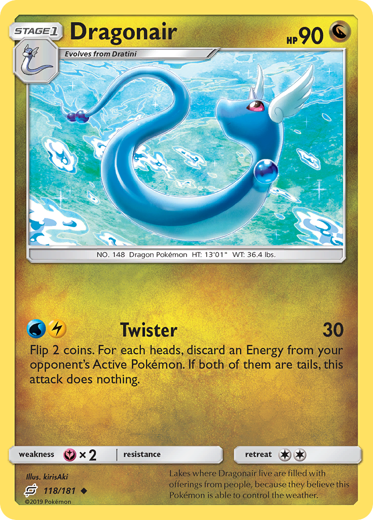 Dragonair (118/181) [Sun & Moon: Team Up] | Game Haven TX