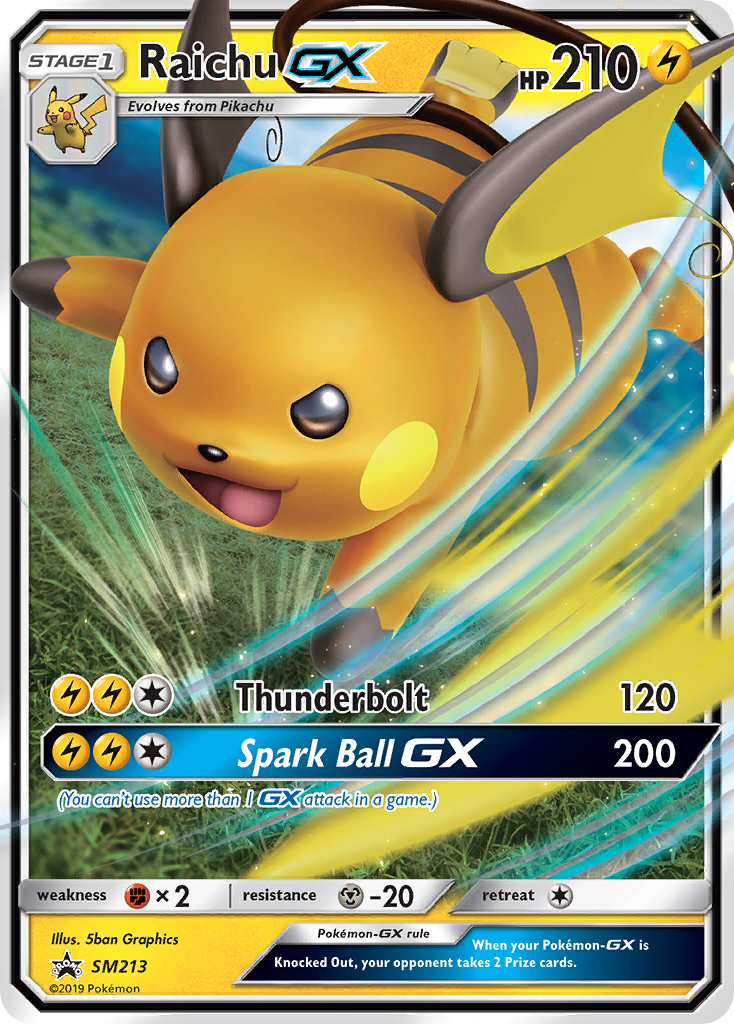 Raichu GX (SM213) [Sun & Moon: Black Star Promos] | Game Haven TX
