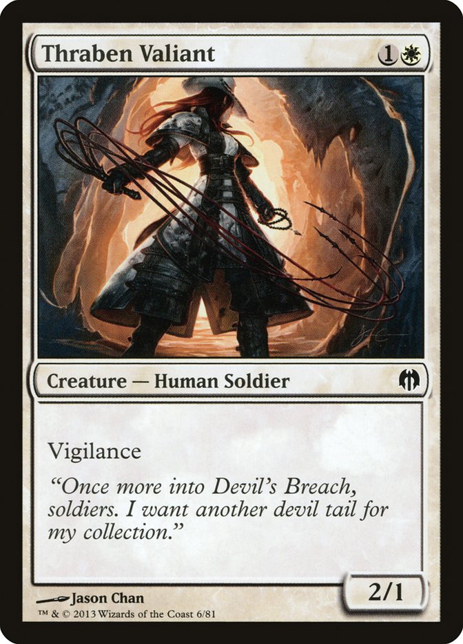 Thraben Valiant [Duel Decks: Heroes vs. Monsters] | Game Haven TX