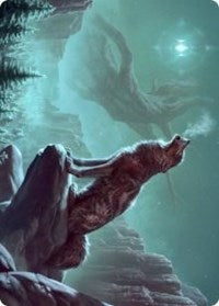 Sarulf's Packmate Art Card [Kaldheim: Art Series] | Game Haven TX