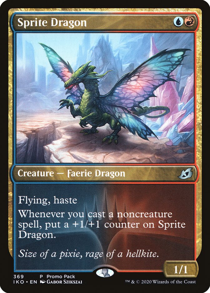 Sprite Dragon (Promo Pack) [Ikoria: Lair of Behemoths Promos] | Game Haven TX