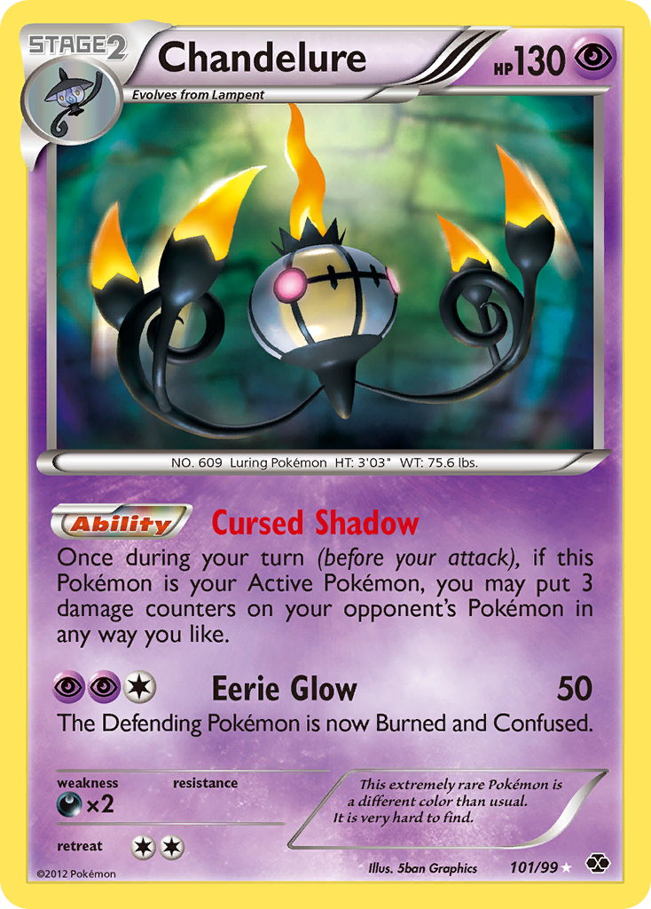 Chandelure (101/99) [Black & White: Next Destinies] | Game Haven TX