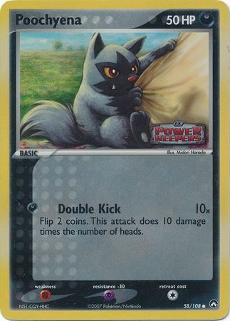 Poochyena (58/108) (Stamped) [EX: Power Keepers] | Game Haven TX