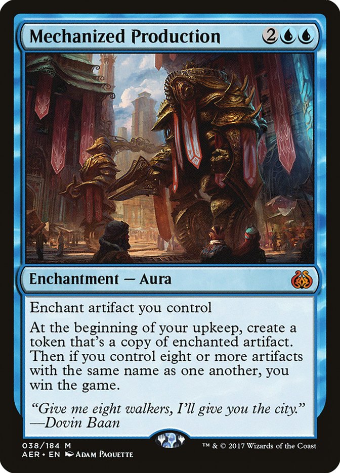 Mechanized Production [Aether Revolt] | Game Haven TX