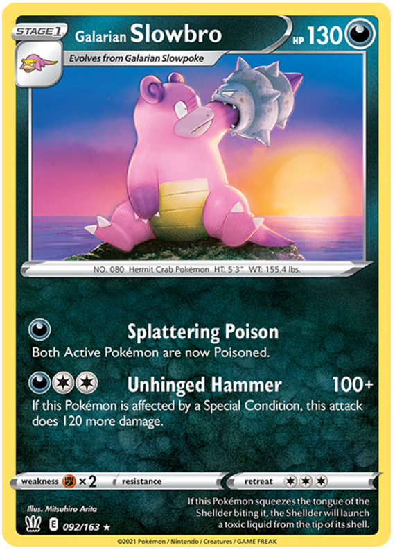 Galarian Slowbro (092/163) [Sword & Shield: Battle Styles] | Game Haven TX