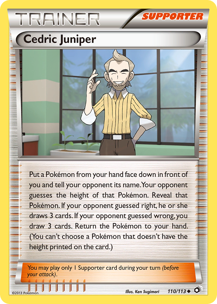 Cedric Juniper (110/113) [Black & White: Legendary Treasures] | Game Haven TX