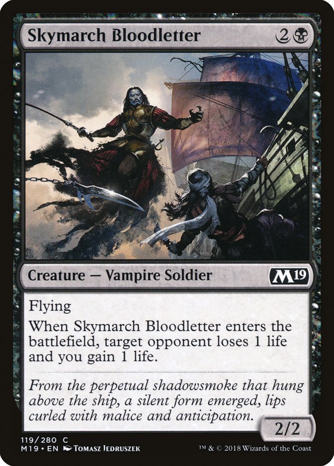 Skymarch Bloodletter [Core Set 2019] | Game Haven TX