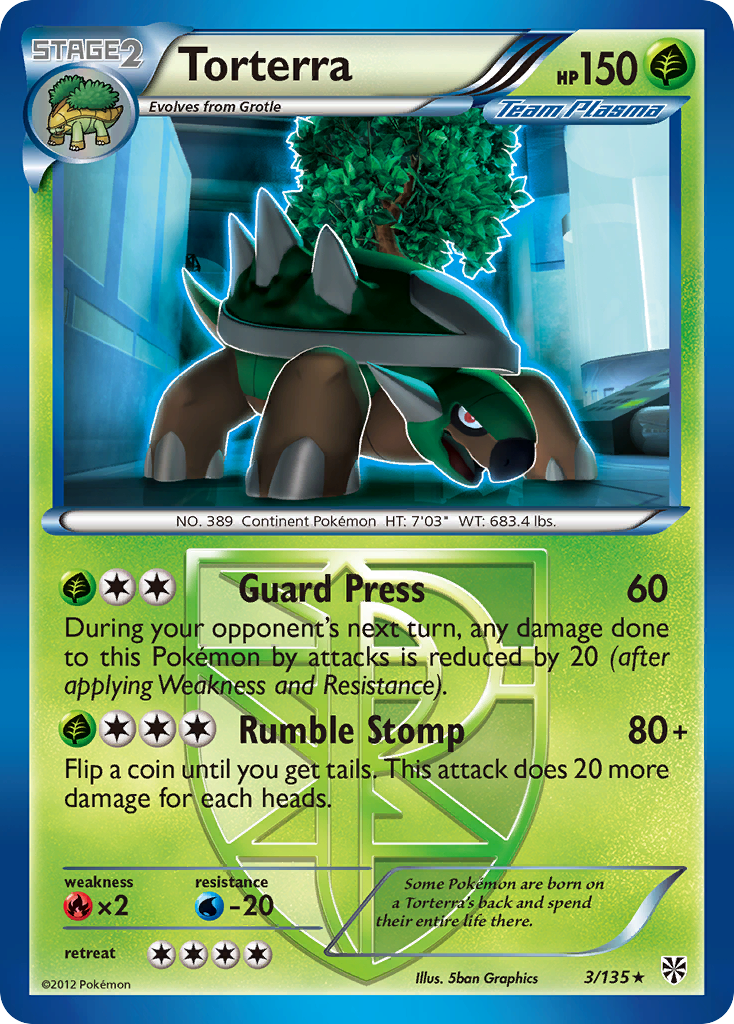 Torterra (3/135) [Black & White: Plasma Storm] | Game Haven TX