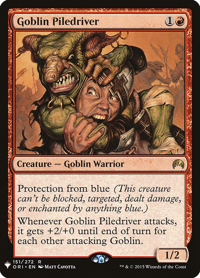 Goblin Piledriver [Mystery Booster] | Game Haven TX