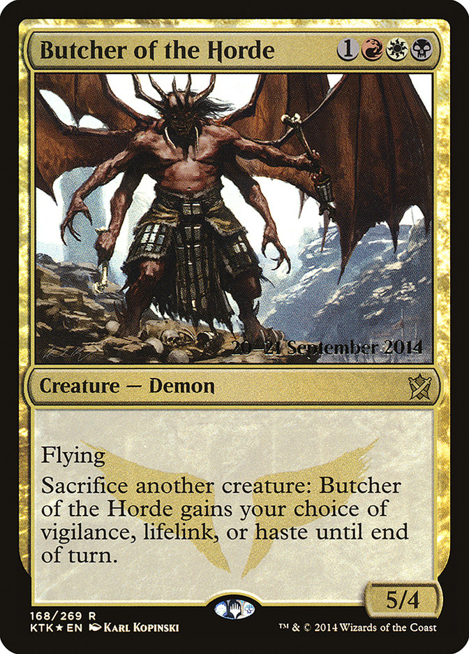 Butcher of the Horde [Khans of Tarkir Promos] | Game Haven TX