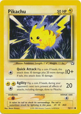 Pikachu (70/111) [Neo Genesis Unlimited] | Game Haven TX