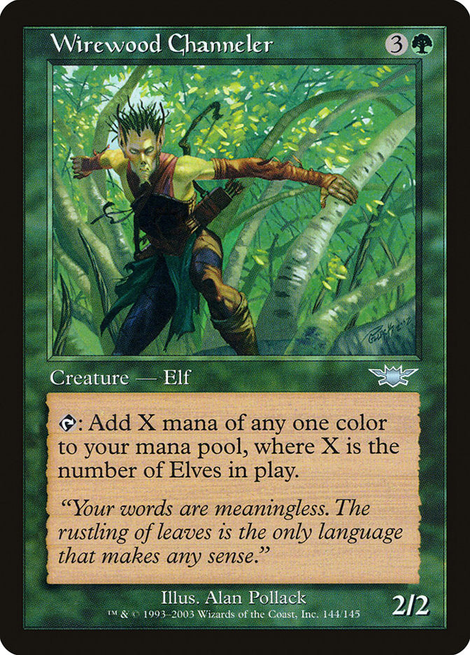 Wirewood Channeler [Legions] | Game Haven TX