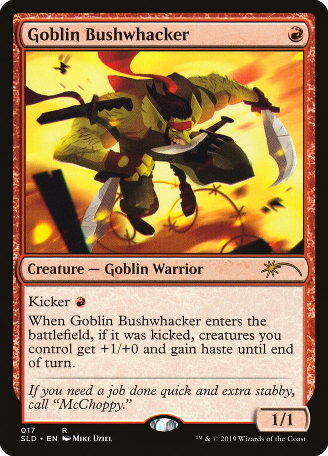 Goblin Bushwhacker [Secret Lair Drop] | Game Haven TX