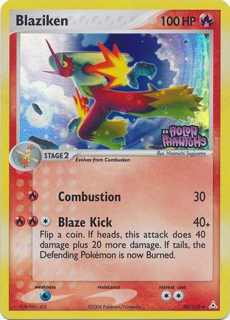 Blaziken (20/110) (Stamped) [EX: Holon Phantoms] | Game Haven TX