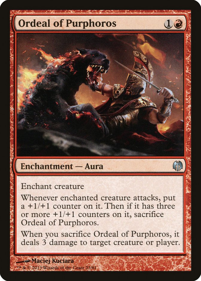 Ordeal of Purphoros [Duel Decks: Heroes vs. Monsters] | Game Haven TX