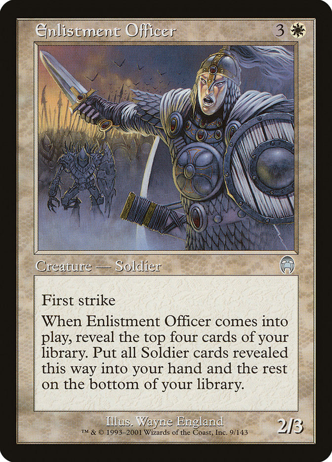 Enlistment Officer [Apocalypse] | Game Haven TX