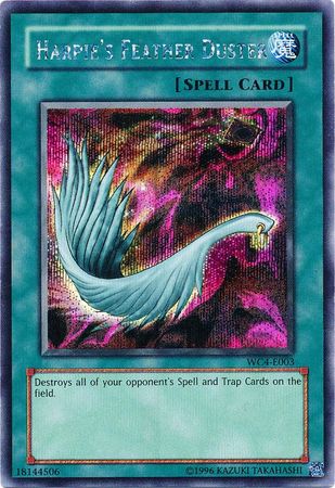 Harpie's Feather Duster [WC4-E003] Prismatic Secret Rare | Game Haven TX
