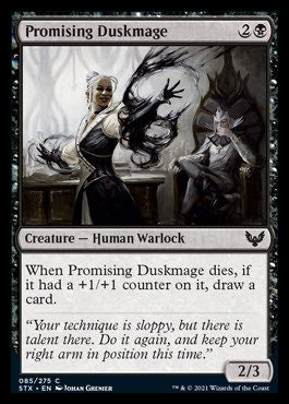 Promising Duskmage [Strixhaven: School of Mages] | Game Haven TX