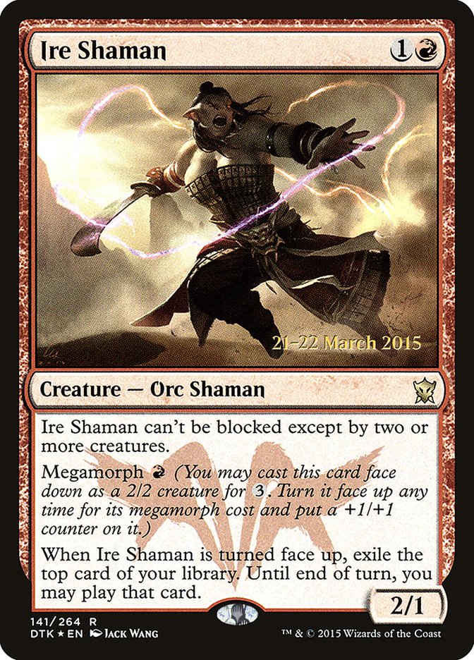 Ire Shaman [Dragons of Tarkir Promos] | Game Haven TX