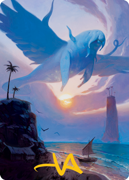 Aeromoeba Art Card (Gold-Stamped Signature) [Modern Horizons 2 Art Series] | Game Haven TX
