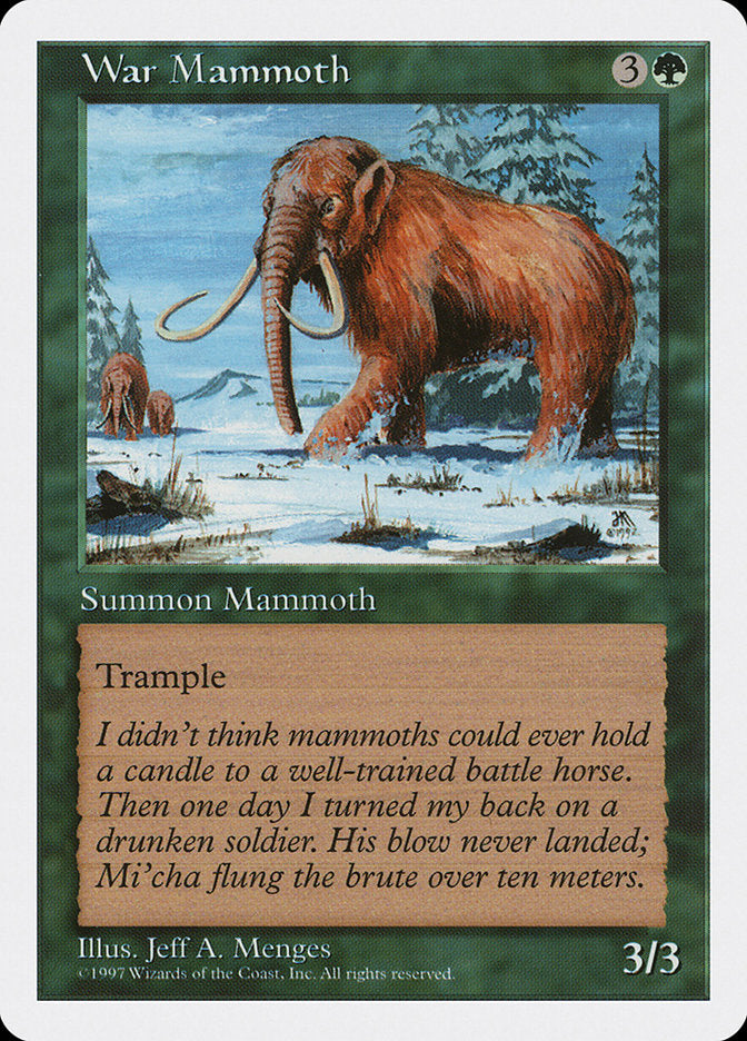 War Mammoth [Fifth Edition] | Game Haven TX