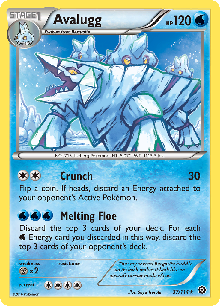 Avalugg (37/114) [XY: Steam Siege] | Game Haven TX
