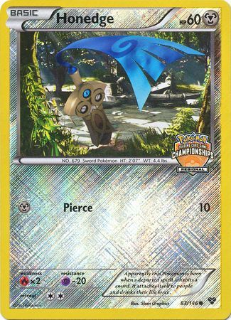 Honedge (83/146) (Regional Championship Promo) [XY: Base Set] | Game Haven TX