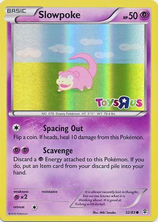 Slowpoke (32/83) (Toys R Us Promo) [XY: Generations] | Game Haven TX