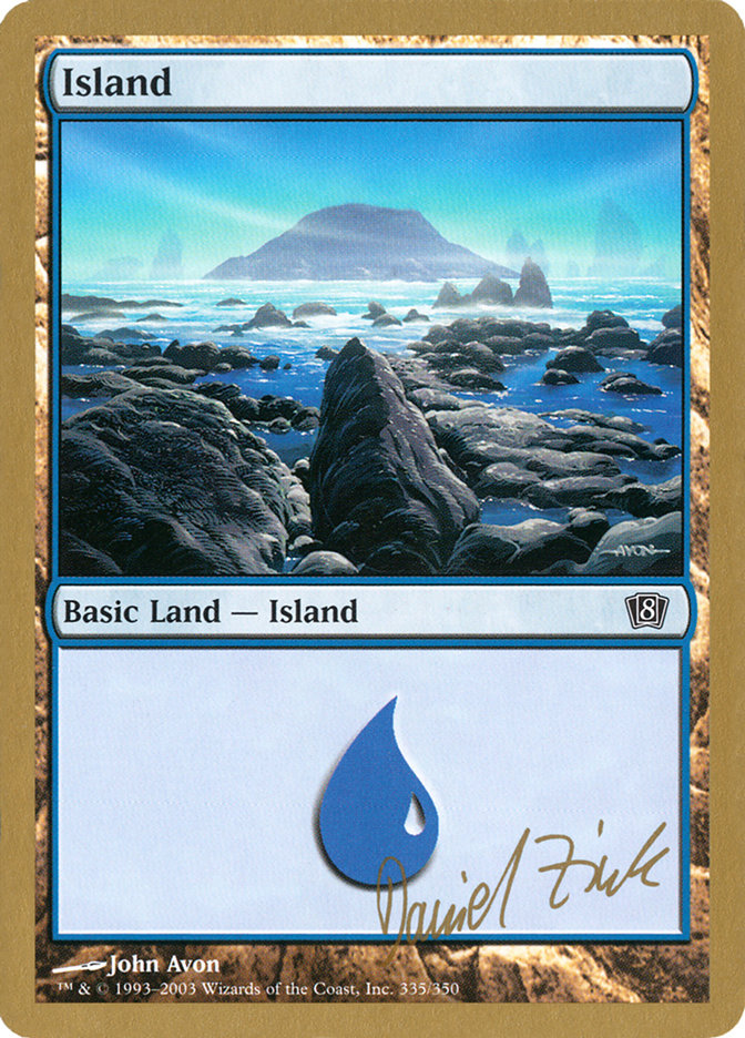 Island (dz335) (Daniel Zink) [World Championship Decks 2003] | Game Haven TX