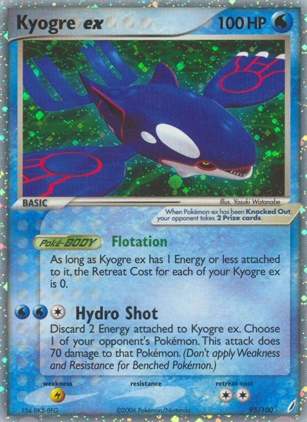 Kyogre ex (95/100) [EX: Crystal Guardians] | Game Haven TX