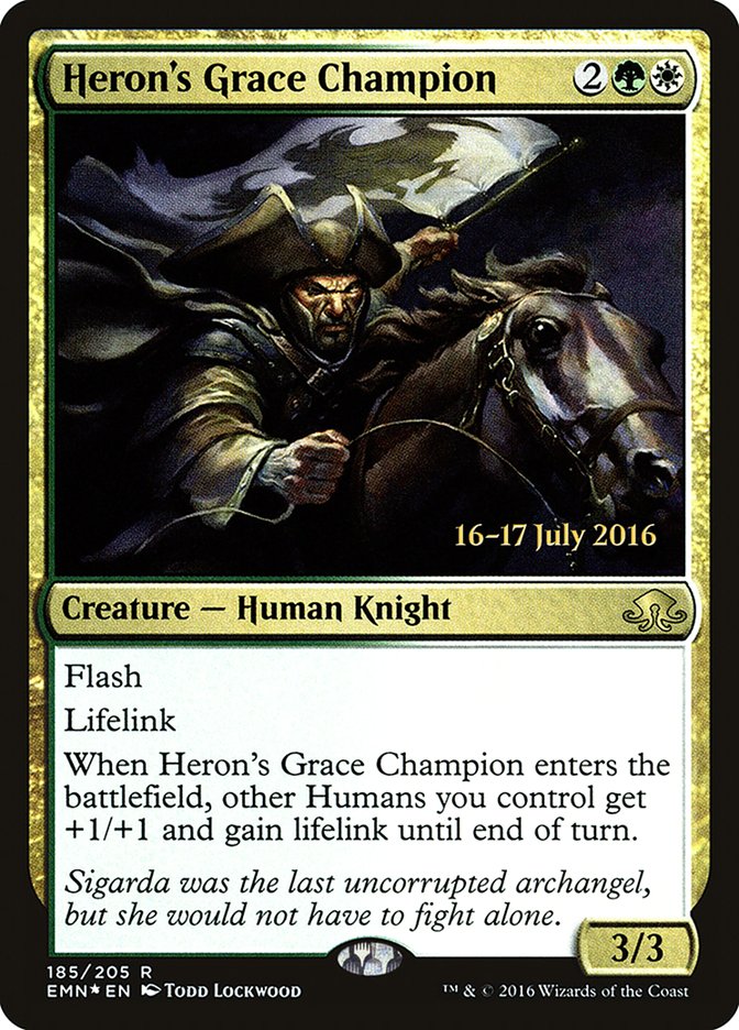 Heron's Grace Champion [Eldritch Moon Promos] | Game Haven TX