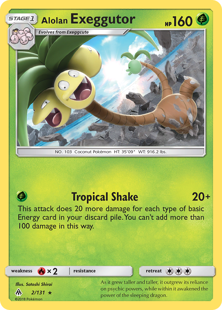 Alolan Exeggutor (2/131) [Sun & Moon: Forbidden Light] | Game Haven TX