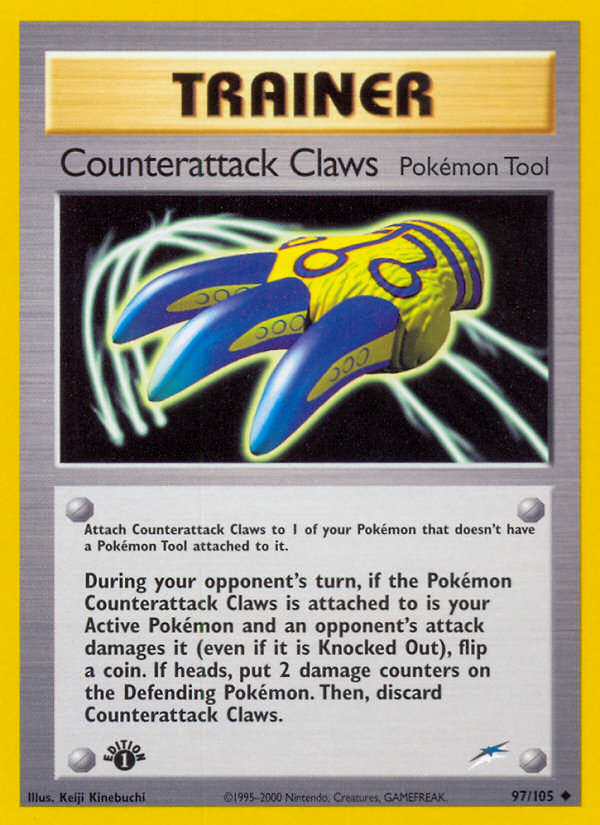 Counterattack Claws (97/105) [Neo Destiny 1st Edition] | Game Haven TX