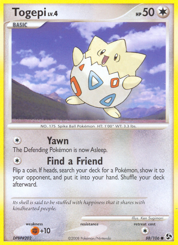 Togepi (88/106) [Diamond & Pearl: Great Encounters] | Game Haven TX