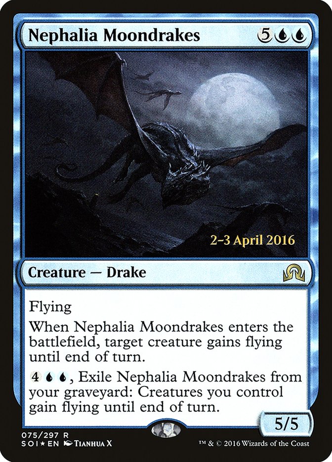 Nephalia Moondrakes [Shadows over Innistrad Promos] | Game Haven TX